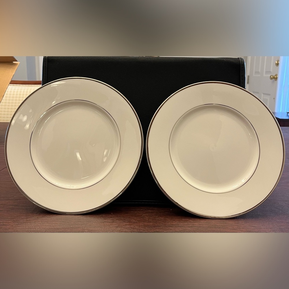 Mikasa Cameo Platinum Fine China, 2  Salad Plates